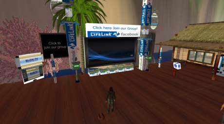 Snapshot from facebook link on secondlife