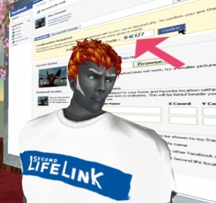 Facebook on Second life link your real friends and your virtual friends